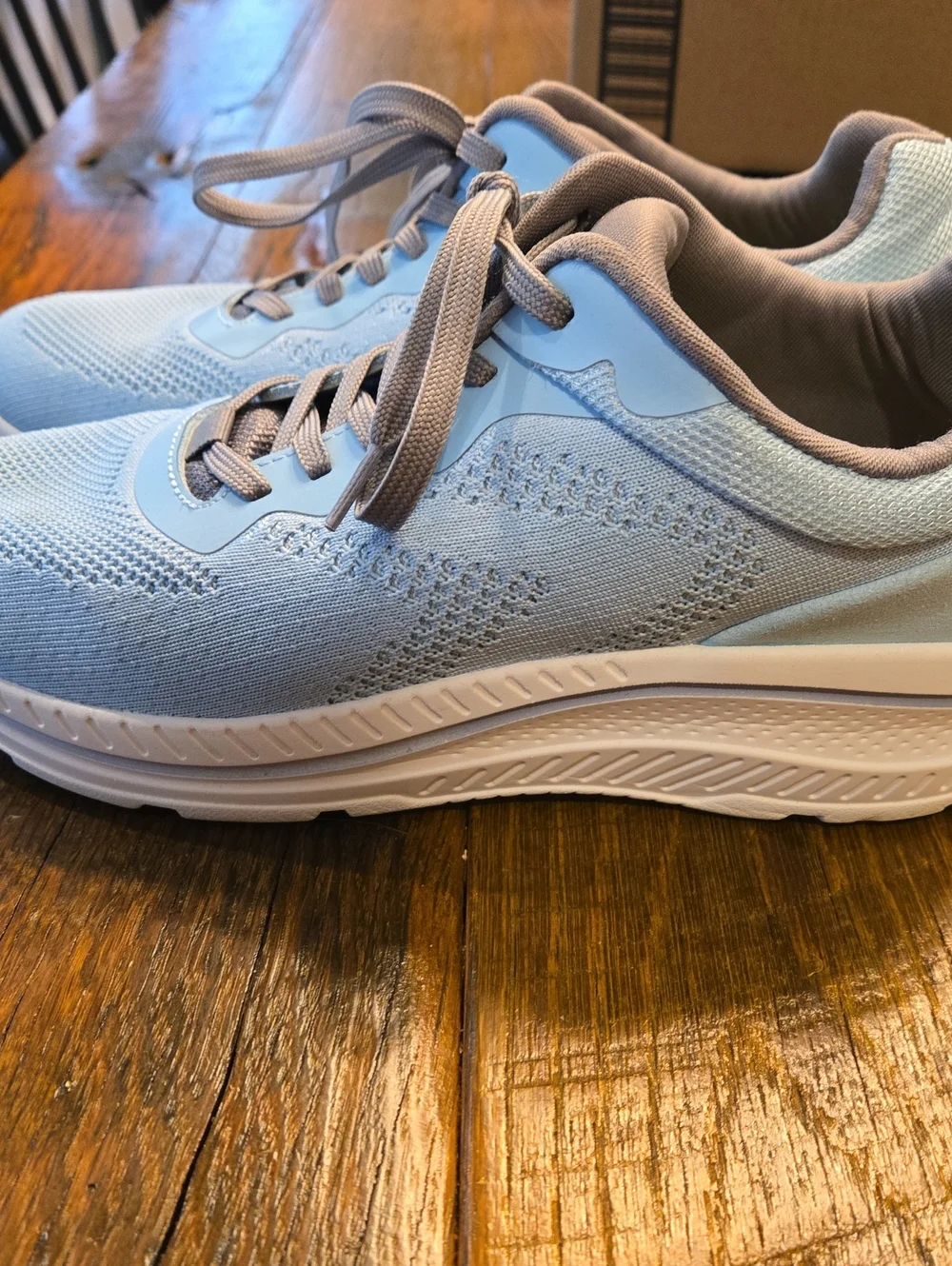 Easy Spirit 9W Pippa Women's Sneaker Light Blue/White, Wide